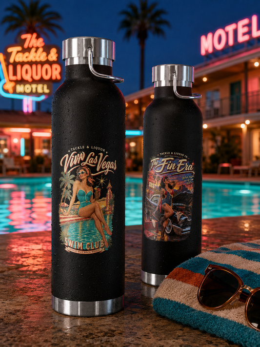 Tackle & Liquor Pinup Bottle