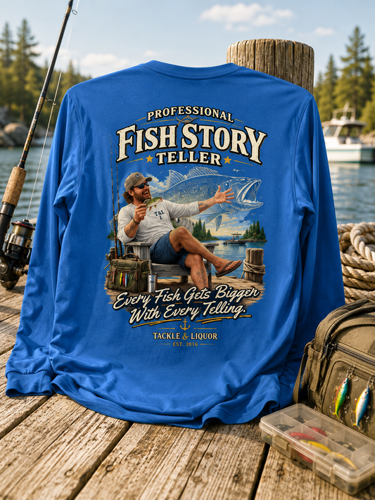 Fish Story Teller UPF 50+ Performance Shirt