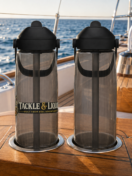 Flip straw water bottle