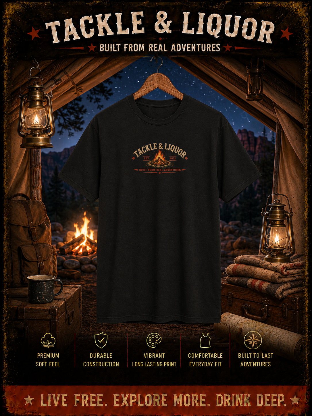Essentials Camping T-Shirt