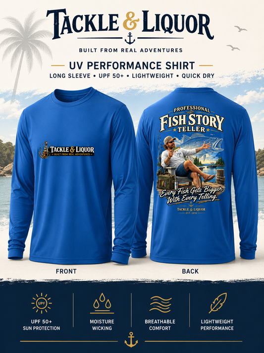 Fish Story Teller UPF 50+ Performance Shirt