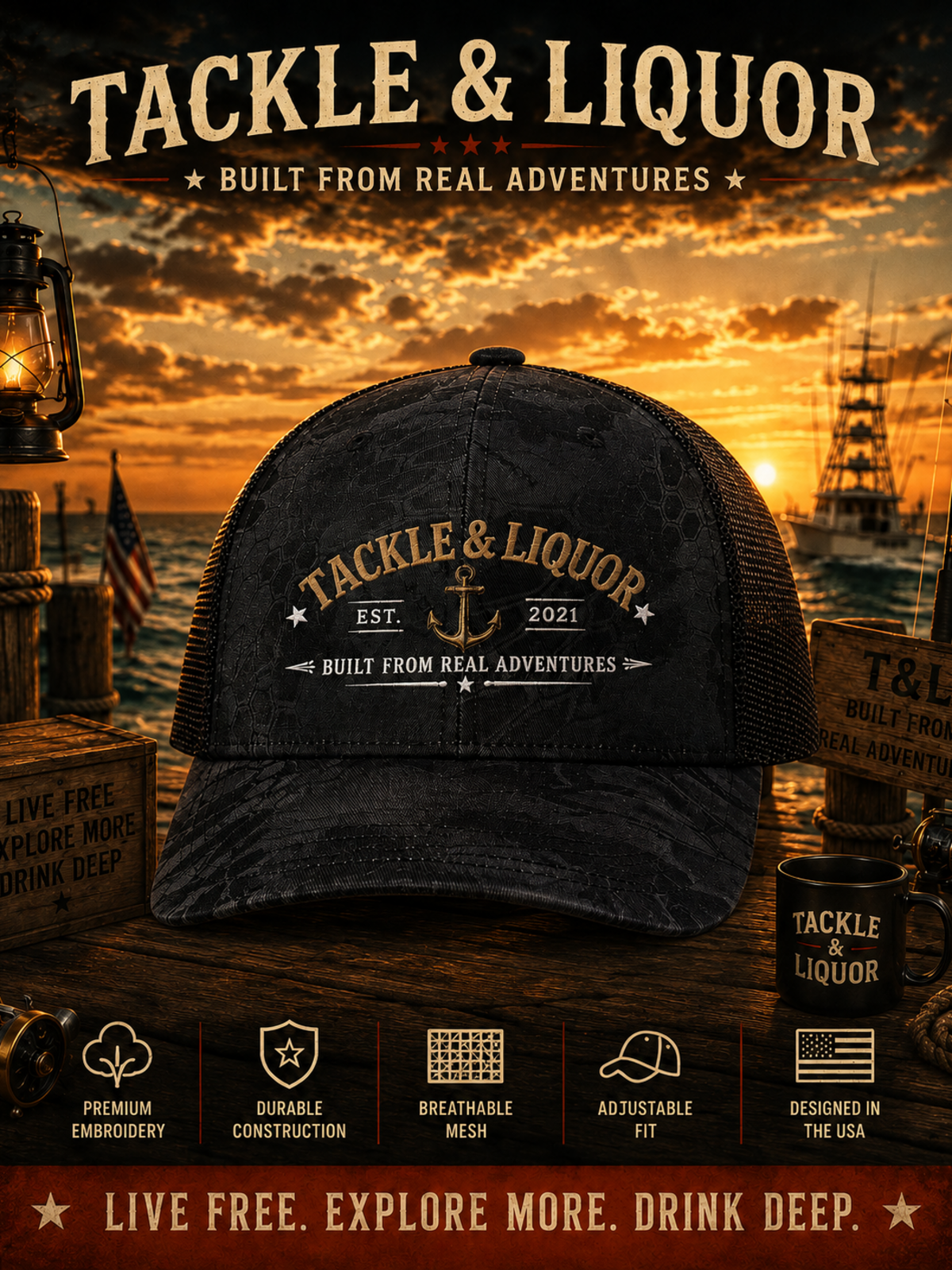 Sailing Ball Cap