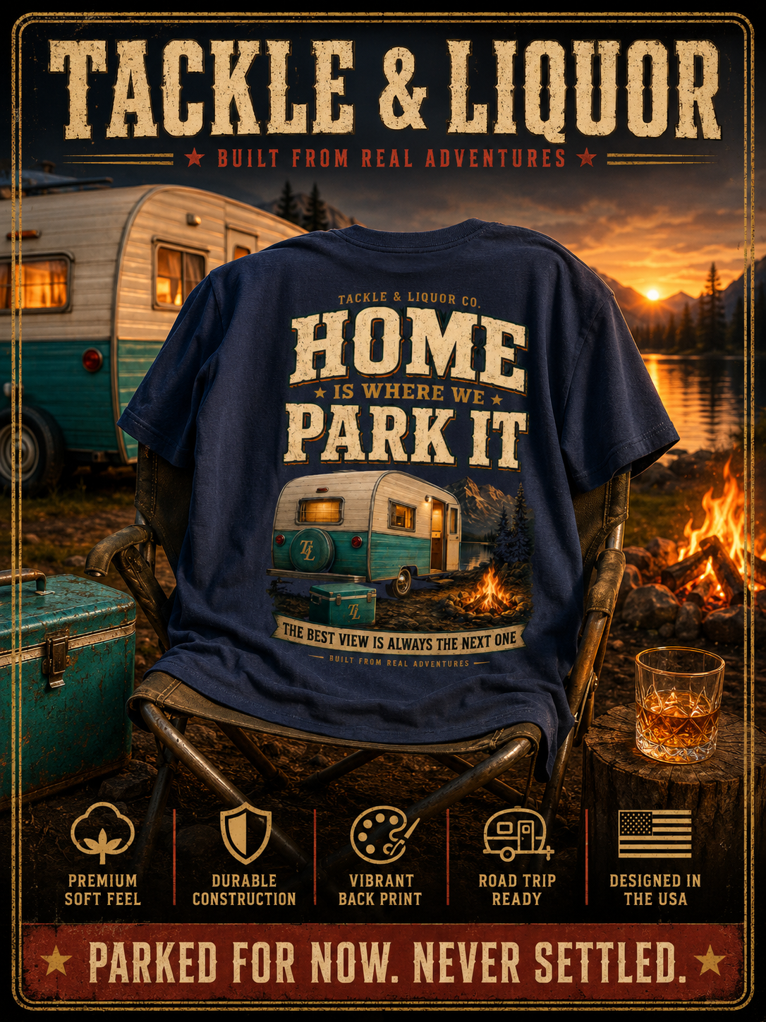 Home is where you park it T-Shirt