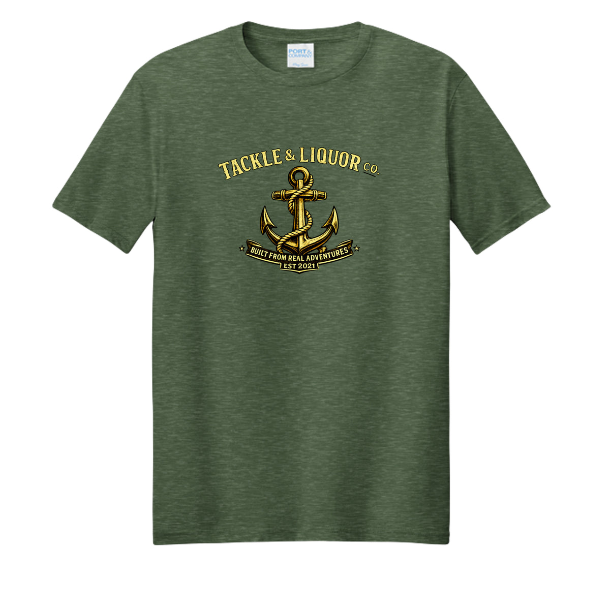Forest Green Heather - PC455 - FRONT