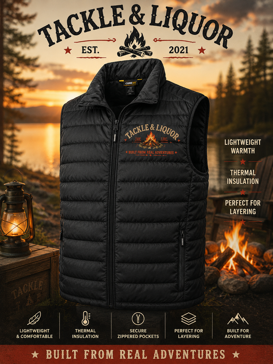 Tackle & Liquor Campfire Thermal Vest