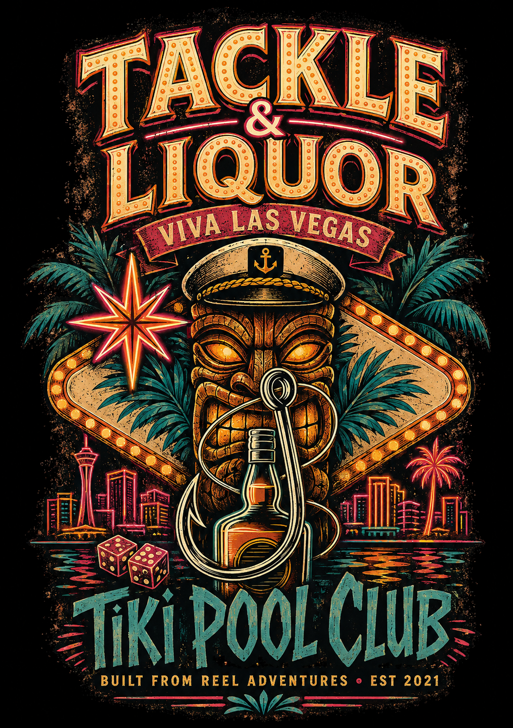 Tackle and Tiki T-Shirt